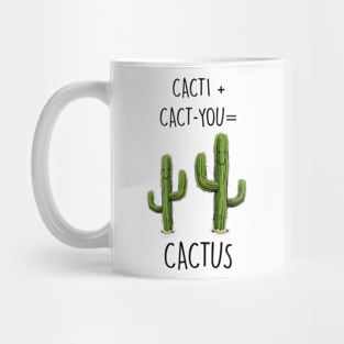 Cute Cactus Couple Mug